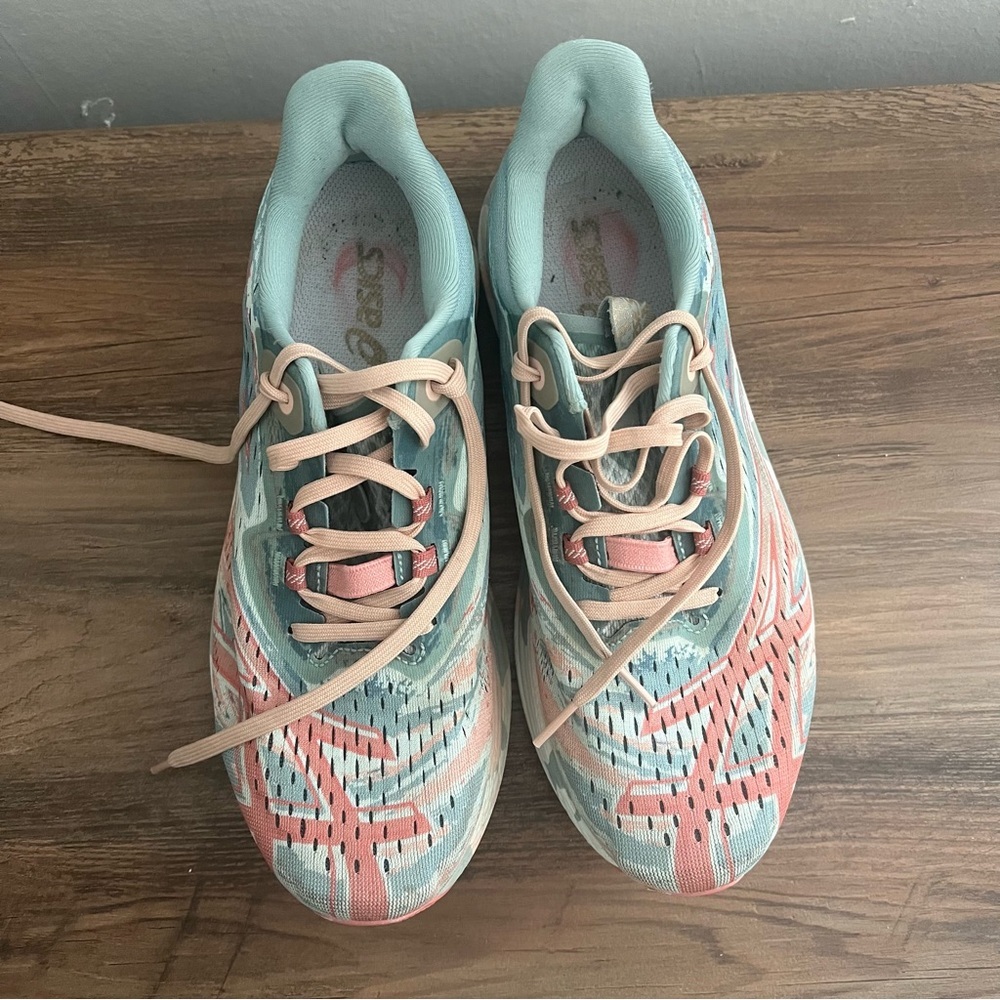 ASICS Noosa Tri 15 running shoes Avant Garde - Pure Aqua Size 9.5 - Picture 5 of 10